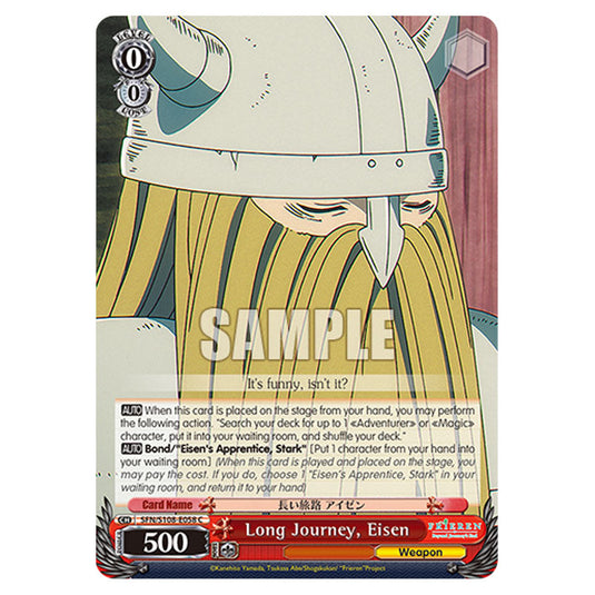 Character SFN/S108-E058 card from the Weiss Schwarz set Frieren Beyond Journey's End