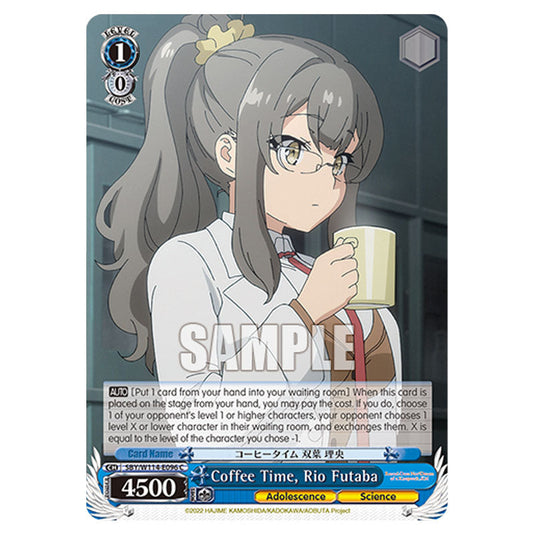 Character SBY/W114-E096 card from the Weiss Schwarz set Rascal Does Not Dream of a Sister Venturing Out & Knapsack Kid