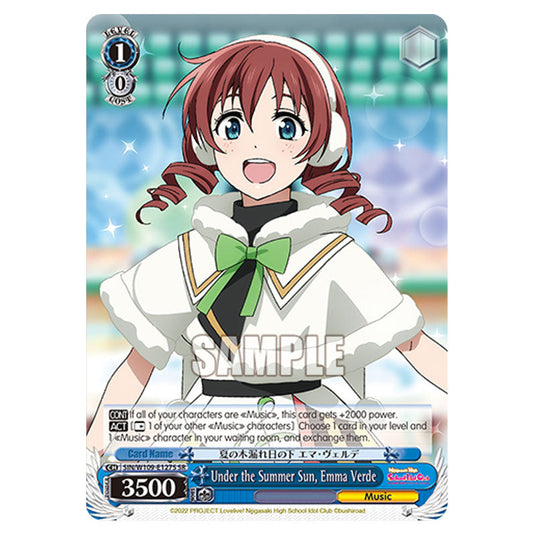 Character W109-E127S card from the Weiss Schwarz set Love Live School Idol Festival 2 Miracle Live!