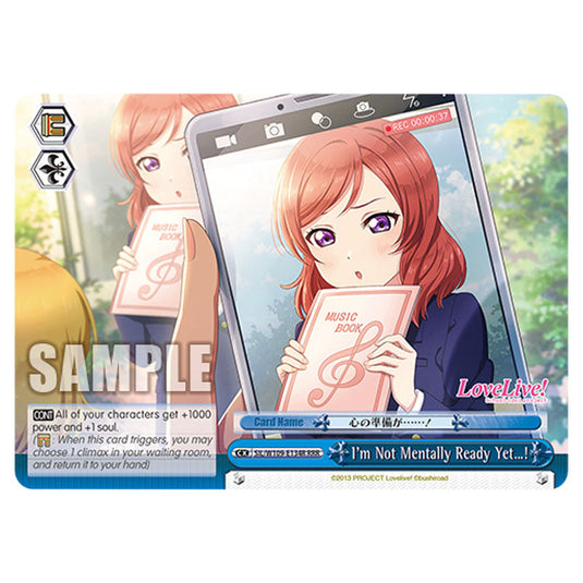 Climax W109-E134R card from the Weiss Schwarz set Love Live School Idol Festival 2 Miracle Live!