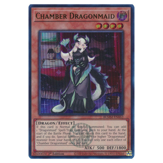 Chamber Dragonmaid BLMM-EN062 card from the Yu-Gi-Oh! set Battles of Legend: Monster Mayhem