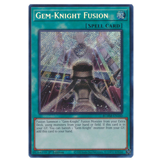 Gem-Knight Fusion BLMM-EN160 card from the Yu-Gi-Oh! set Battles of Legend: Monster Mayhem