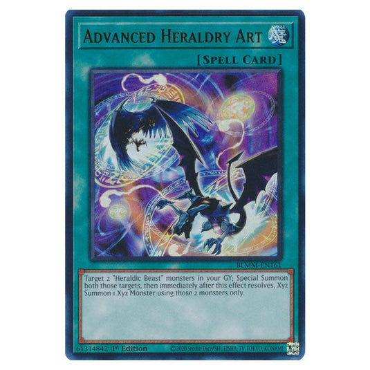 Advanced Heraldry Art BLMM-EN161 card from the Yu-Gi-Oh! set Battles of Legend: Monster Mayhem