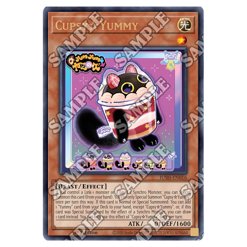 Yu-Gi-Oh! - Justice Hunters - CupsyYummy (Ultra Rare) JUSH-EN016 Yu-Gi-Oh! - Justice Hunters - CupsyYummy (Ultra Rare) JUSH-EN016