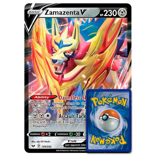 Pokemon - Zamazenta V - Oversized Card - 139/202