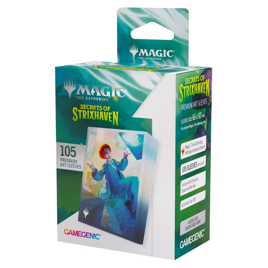 Gamegenic - Magic The Gathering - Secrets of Strixhaven - Premium Art Sleeves - Zimone, Infinite Analyst