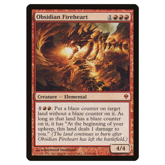 Magic The Gathering - Zendikar - Obsidian Fireheart - 140/249 (Foil)