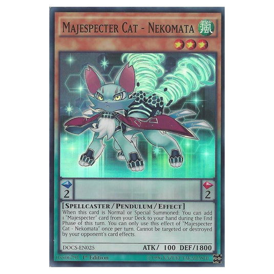 Yu-Gi-Oh! - Dimension of Chaos - Majespecter Cat - Nekomata (Super Rare) DOCS-EN025