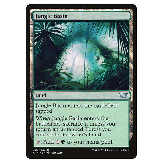 Magic The Gathering - Commander 2014 - Jungle Basin - 302