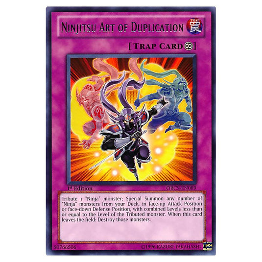 Yu-Gi-Oh! - Order of Chaos - Ninjitsu Art of Duplication (Rare) ORCS-EN089
