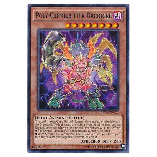 Yu-Gi-Oh! - Invasion - Vengeance - Poly-Chemicritter Dioxogre (Rare) INOV-EN026
