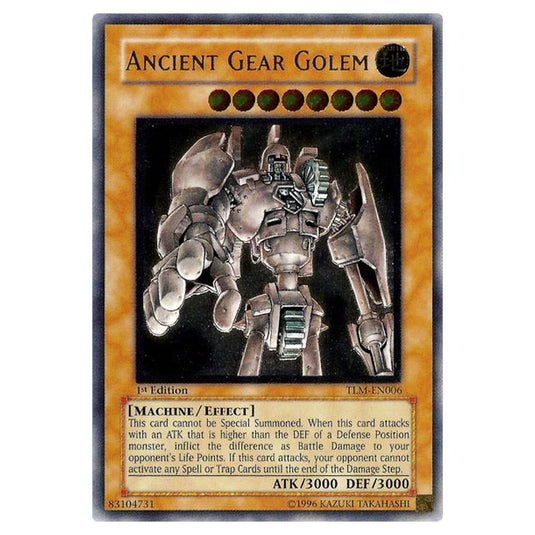 Yu-Gi-Oh! - The Lost Millennium - Ancient Gear Golem (Ultimate Rare) TLM-EN006