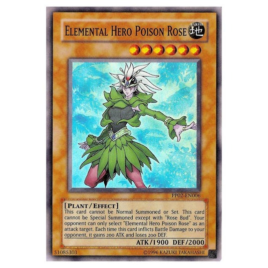 Yu-Gi-Oh! - Premium Pack 2 (TCG) - Elemental HERO Poison Rose (Super Rare) PP02-EN006