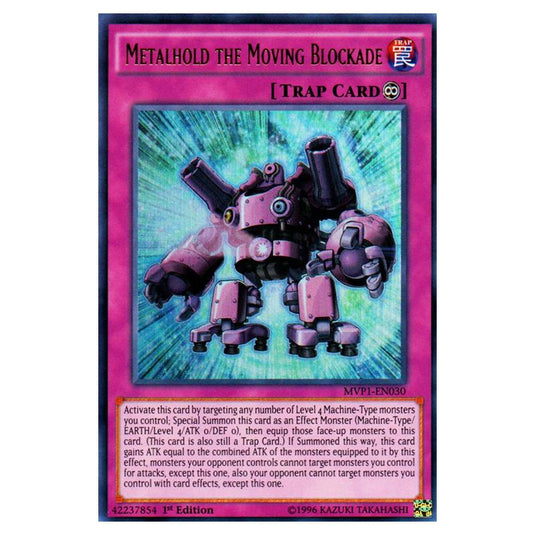 Yu-Gi-Oh! - Yu-Gi-Oh! The Dark Side of Dimensions Movie Pack - Metalhold the Moving Blockade (Ultra Rare) MVP1-EN030