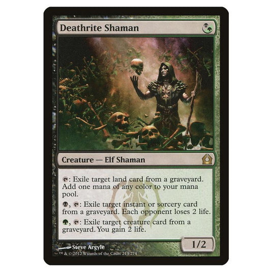 Magic The Gathering - Return To Ravnica - Deathrite Shaman - 213/274