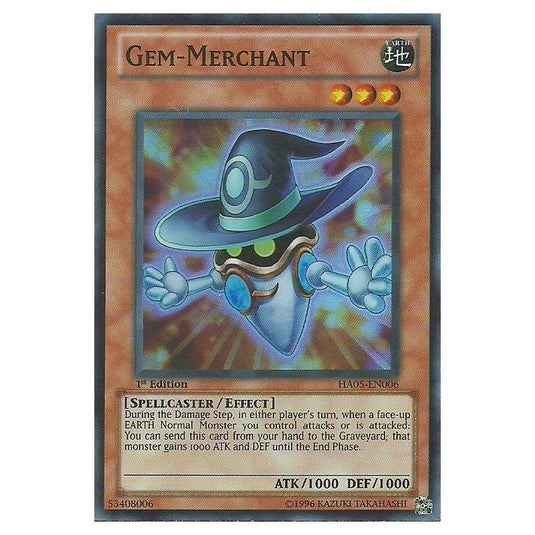 Yu-Gi-Oh! - Hidden Arsenal 5 - Steelswarm Invasion - Gem-Merchant (Super Rare) HA05-EN006