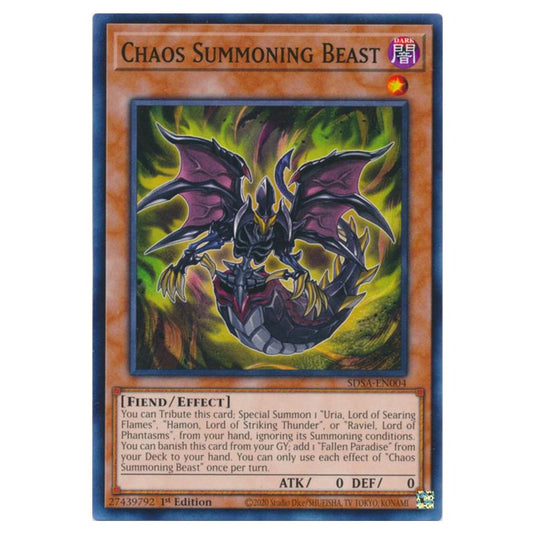Yu-Gi-Oh! - Structure Deck - Sacred Beasts - Chaos Summoning Beast (Common) SDSA-EN004