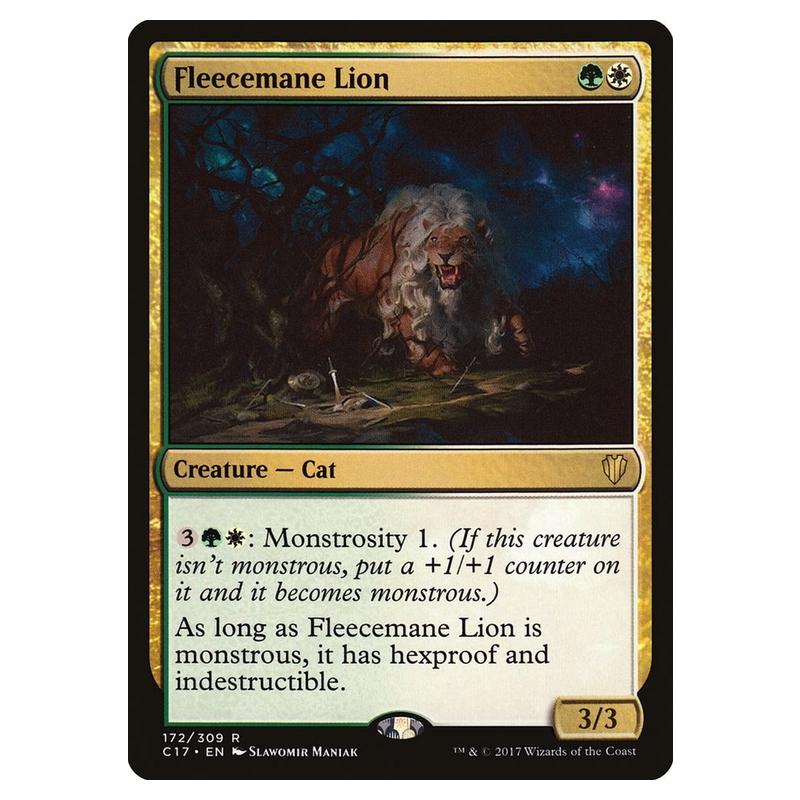 Magic The Gathering - Commander 2017 - Fleecemane Lion
