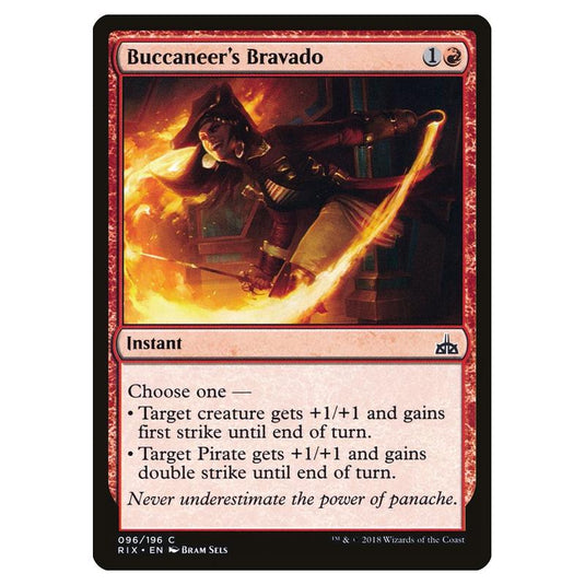 Magic The Gathering - Rivals Of Ixalan - Buccaneer\\'s Bravado - 96/196