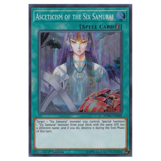 Yu-Gi-Oh! - Spirit Warriors - Asceticism of the Six Samurai (Super Rare) SPWA-EN048