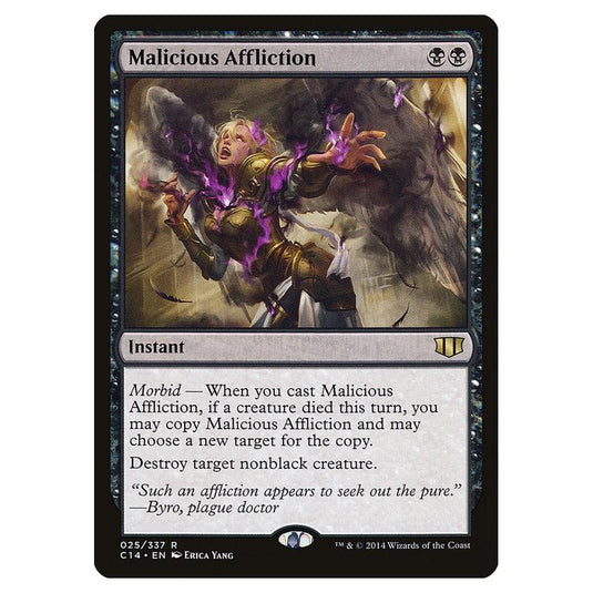 Magic The Gathering - Commander 2014 - Malicious Affliction - 25