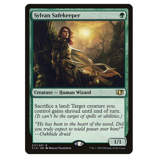 Magic The Gathering - Commander 2014 - Sylvan Safekeeper - 217