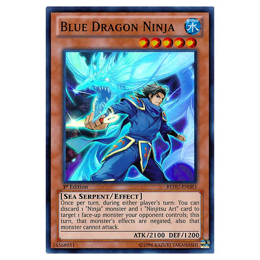 Yu-Gi-Oh! - Return of the Duelist - Blue Dragon Ninja (Super Rare) REDU-EN083
