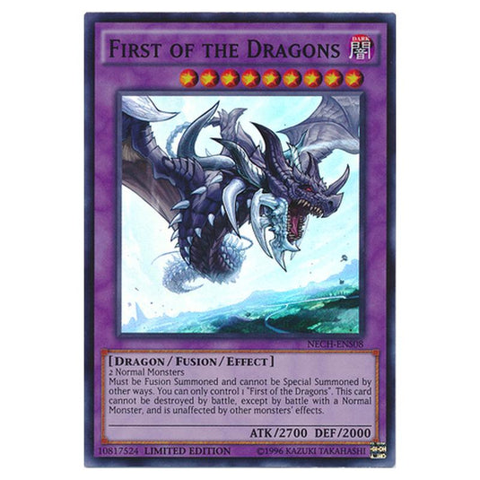 Yu-Gi-Oh! - The New Challengers - Super Edition - First of the Dragons (Super Rare) NECH-ENS08