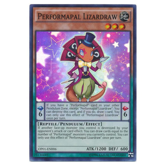 Yu-Gi-Oh! - OTS Tournament Pack 1 - Performapal Lizardraw (Super Rare) OP01-EN006