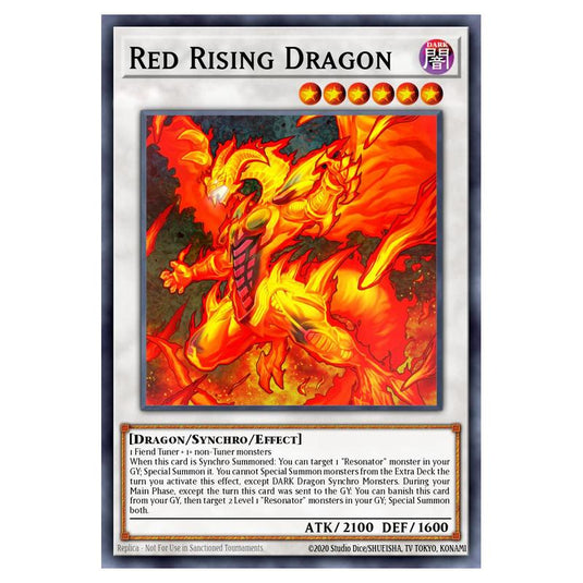 Yu-Gi-Oh! - Structure Deck - The Crimson King - Red Rising Dragon (Ultra Rare) SDCK-EN048