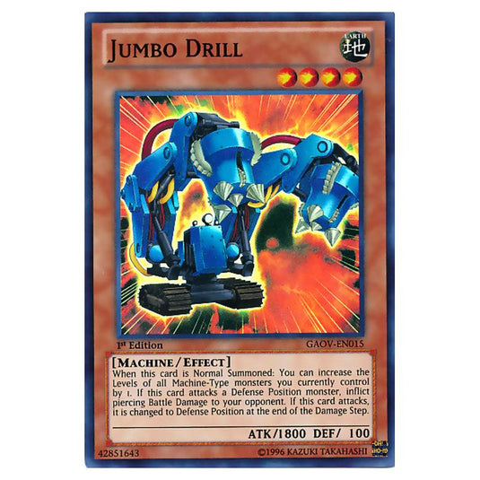 Yu-Gi-Oh! - Galactic Overlord - Jumbo Drill (Super Rare) GAOV-EN015
