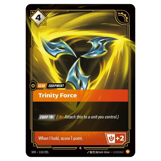 Riftbound: League of Legends TCG - Spiritforged - Trinity Force - 115/221