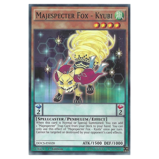 Yu-Gi-Oh! - Dimension of Chaos - Majespecter Fox - Kyubi (Common) DOCS-EN028