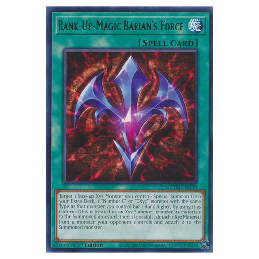 Yu-Gi-Oh! - Maze of the Master - Rank-Up-Magic Barian's Force (Rare) MZTM-EN099