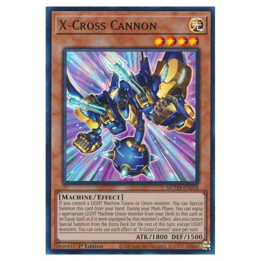 Yu-Gi-Oh! - Maze of the Master - X-Cross Cannon (Ultra Rare) MZTM-EN018