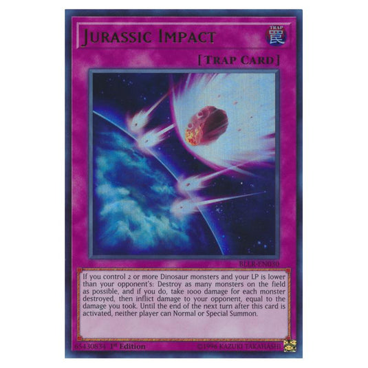 Yu-Gi-Oh! - Battles of Legend - Light's Revenge - Jurassic Impact (Ultra Rare) BLLR-EN030