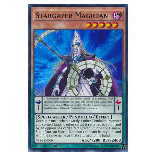 Yu-Gi-Oh! - Super Starter - Space-Time Showdown - Stargazer Magician (Super Rare) YS14-EN009