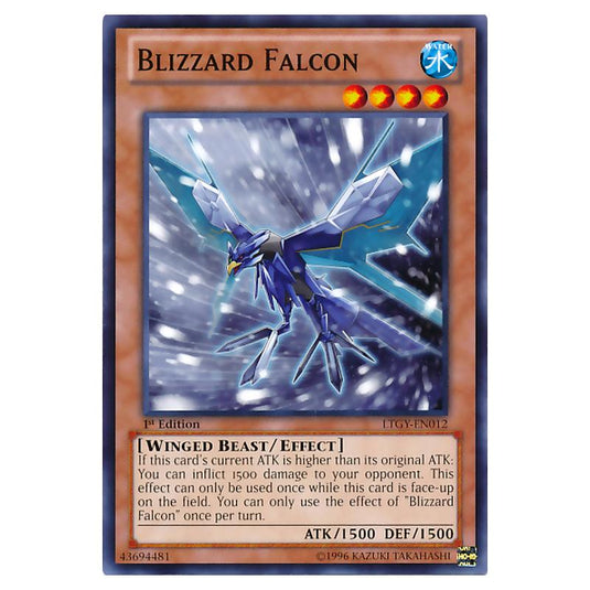 Yu-Gi-Oh! - Lord of the Tachyon Galaxy - Blizzard Falcon (Common) LTGY-EN012