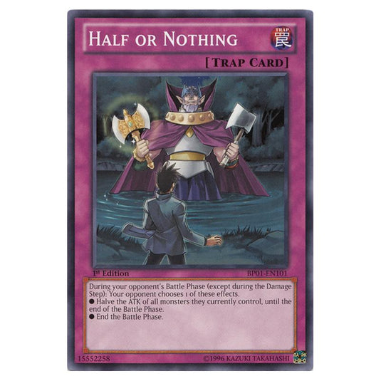 Yu-Gi-Oh! - Battle Pack - Epic Dawn - Half or Nothing (Common) BP01-EN101