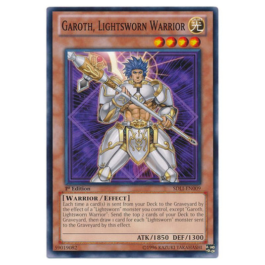 Yu-Gi-Oh! - Realm of Light Structure Deck - Garoth, Lightsworn Warrior (Common) SDLI-EN009