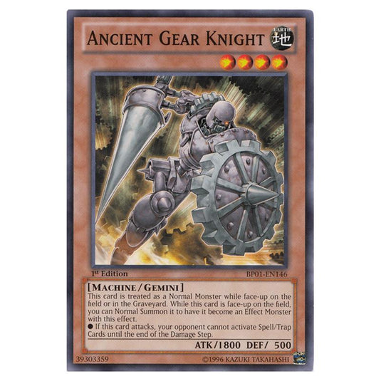 Yu-Gi-Oh! - Battle Pack - Epic Dawn - Ancient Gear Knight (Common) BP01-EN146