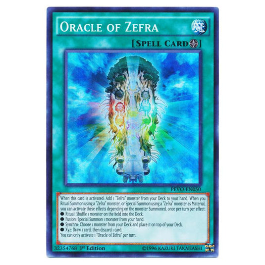 Yu-Gi-Oh! - Pendulum Evolution - Oracle of Zefra (Super Rare) PEVO-EN050