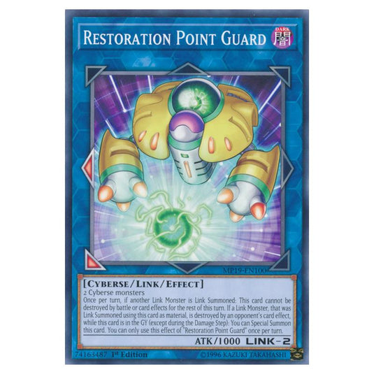 Yu-Gi-Oh! - 2019 Gold Sarcophagus Tin Mega Pack - Restoration Point Guard (Common) MP19-EN100