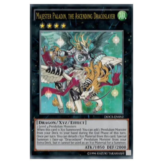 Yu-Gi-Oh! - Dimension of Chaos - Majester Paladin, the Ascending Dracoslayer (Ultra Rare) DOCS-EN052