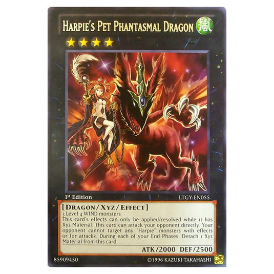 Yu-Gi-Oh! - Lord of the Tachyon Galaxy - Harpie's Pet Phantasmal Dragon (Rare) LTGY-EN055