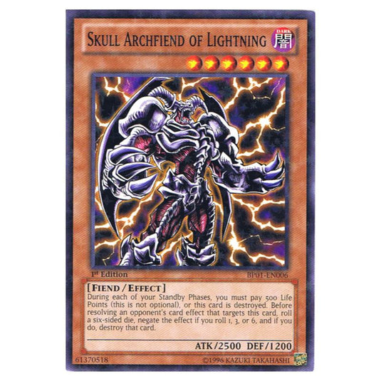Yu-Gi-Oh! - Battle Pack - Epic Dawn - Skull Archfiend of Lightning (Starfoil Rare) BP01-EN006