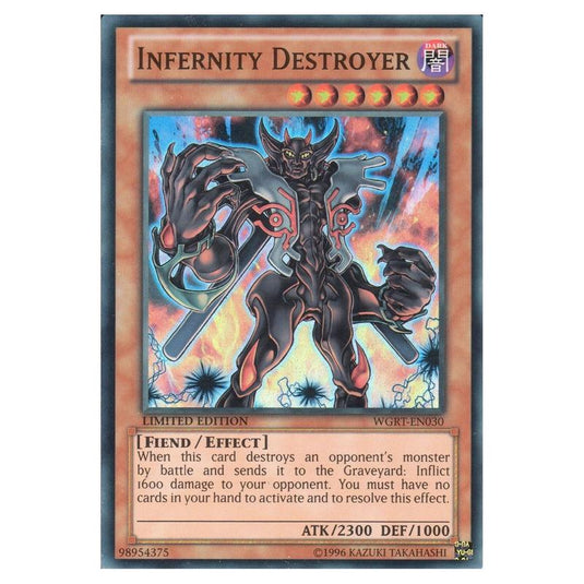 Yu-Gi-Oh! - War of the Giants Reinforcements - Infernity Destroyer (Super Rare) WGRT-EN030