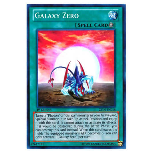 Yu-Gi-Oh! - Zexal Collection Tin - Galaxy Zero (Super Rare) ZTIN-EN018