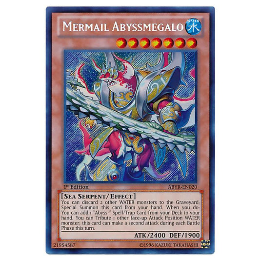 Yu-Gi-Oh! - Abyss Rising - Mermail Abyssmegalo (Secret Rare) ABYR-EN020