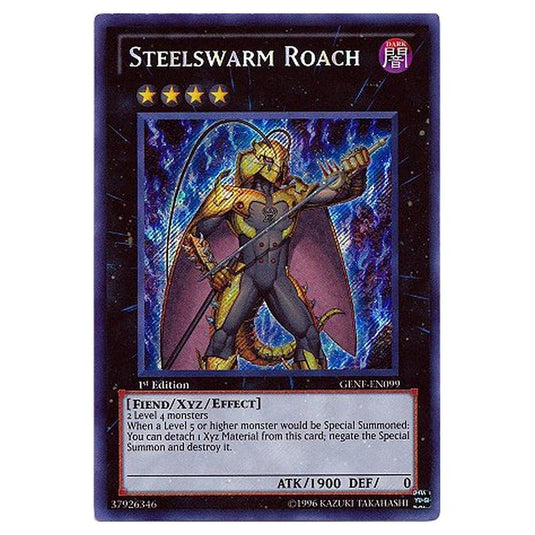 Yu-Gi-Oh! - Generation Force - Steelswarm Roach (Secret Rare) GENF-EN099